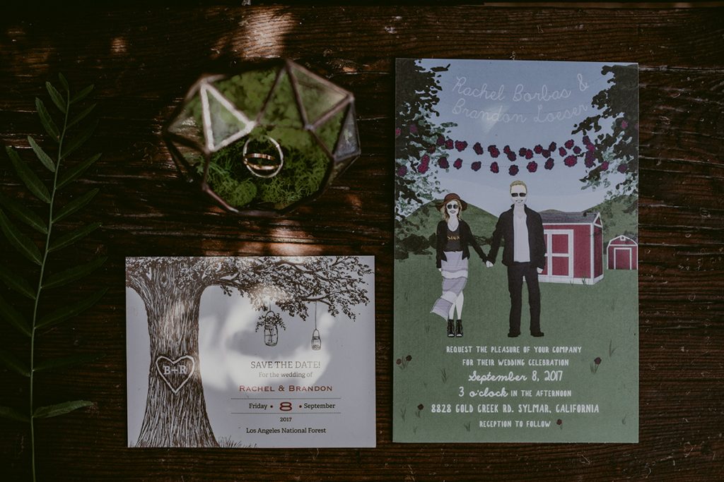 standing out wedding day