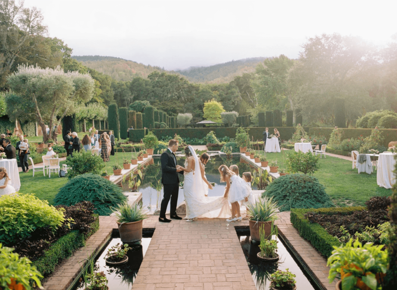 Filoli Estate wedding inspiration Northern California garden wedding luxury wedding at Filoli Estate elegant outdoor wedding ideas