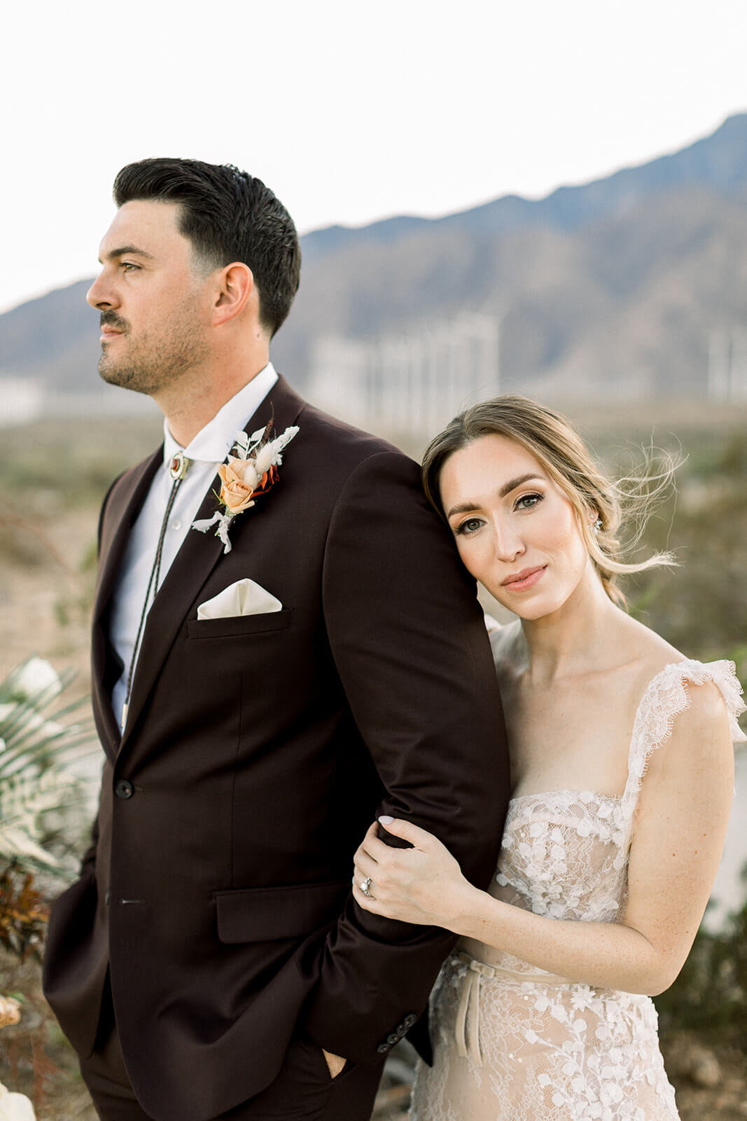 desert wedding, Palm Springs, wedding hair and makeup